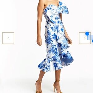 Mestiza Stephanie Bow Dress - Elegant Floral dress